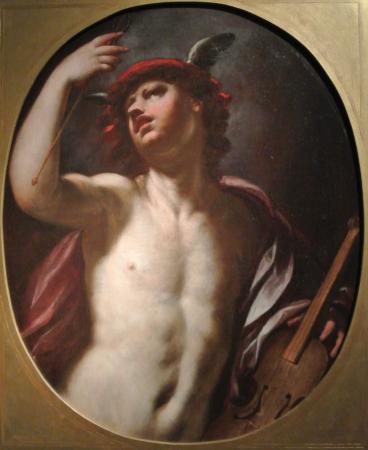 Giuseppe Diamantini (1621-1705), Mercure, détail